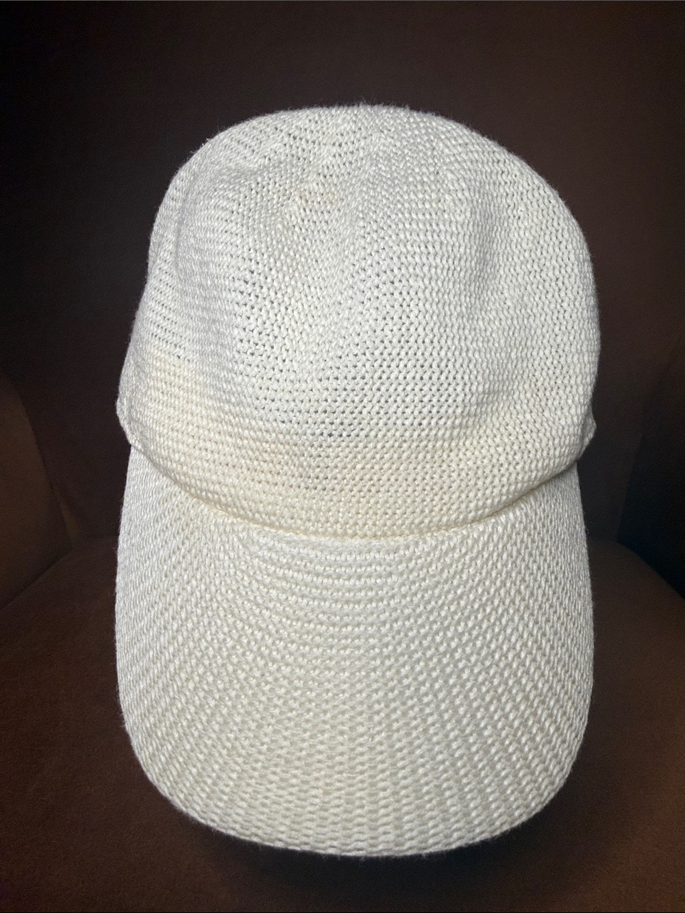 Wyeth by Todd Magill Cream Knit Baseball Cap